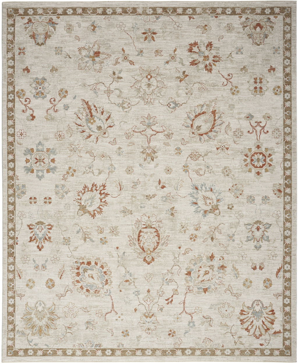 Nourison Asher ASR04 Ivory Area Rug – Incredible Rugs and Decor