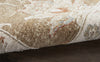 Nourison Asher ASR04 Mocha Area Rug Corner Image