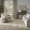 Nourison Asher ASR04 Mocha Area Rug Room Image Feature