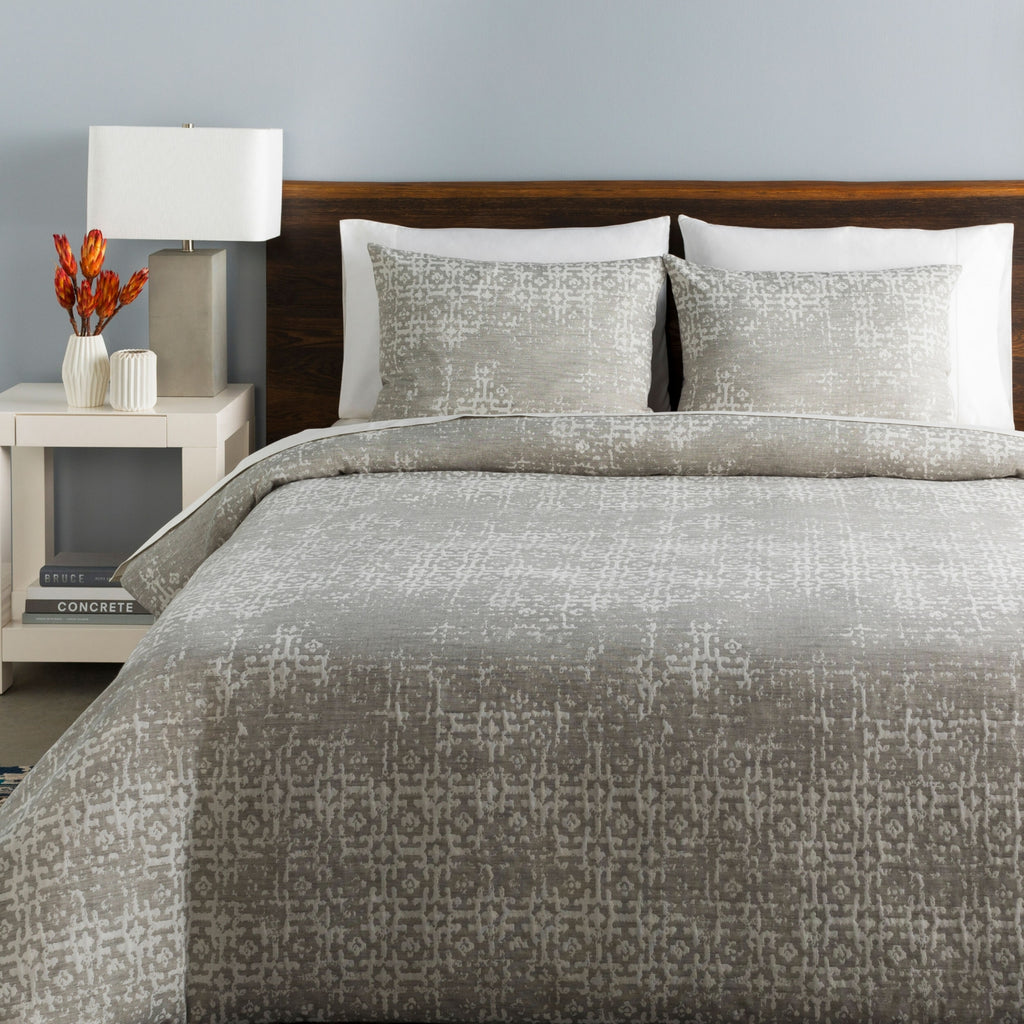 Surya Abstraction ASR-1001 Light Gray Bedding main image