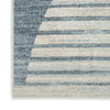 Nourison Astra Machine Washable ASW03 Blue Area Rug Corner Image