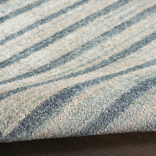 Nourison Astra Machine Washable ASW03 Blue Area Rug Detail Image