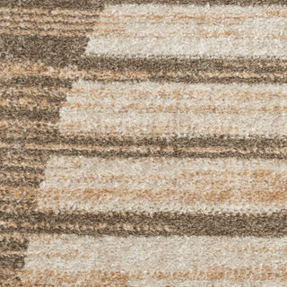 Nourison Astra Machine Washable ASW03 Latte Area Rug Corner Image
