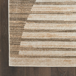 Nourison Astra Machine Washable ASW03 Latte Area Rug Detail Image