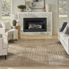 Nourison Astra Machine Washable ASW03 Latte Area Rug Swatch Image