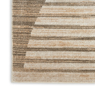 Nourison Astra Machine Washable ASW03 Latte Area Rug Texture Image