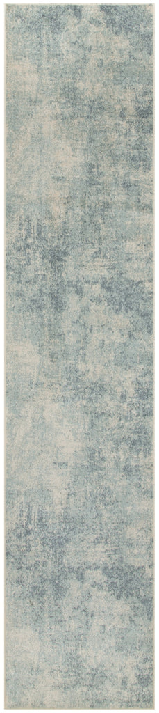 Nourison Astra Machine Washable ASW07 Blue Ivory Area Rug main image