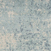 Nourison Astra Machine Washable ASW07 Blue Ivory Area Rug Swatch Image