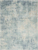 Nourison Astra Machine Washable ASW07 Blue Ivory Area Rug Main Image