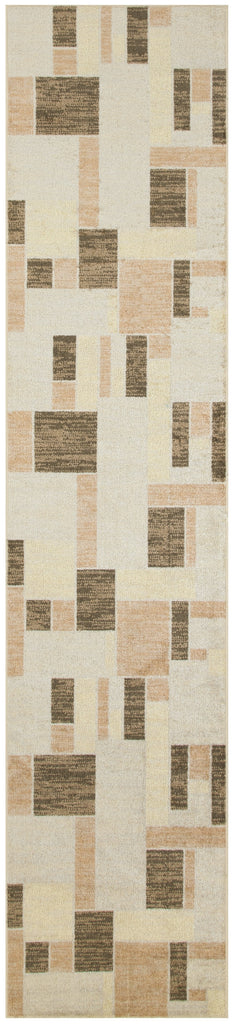 Nourison Astra Machine Washable ASW09 Beige Multicolor Area Rug main image