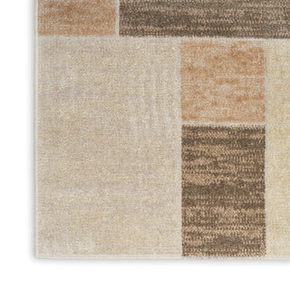 Nourison Astra Machine Washable ASW09 Beige Multicolor Area Rug T' R