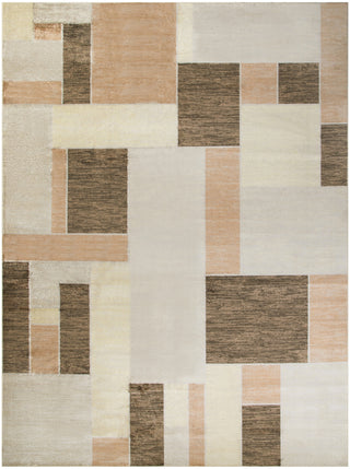 Nourison Astra Machine Washable ASW09 Beige Multicolor Area Rug Main Image