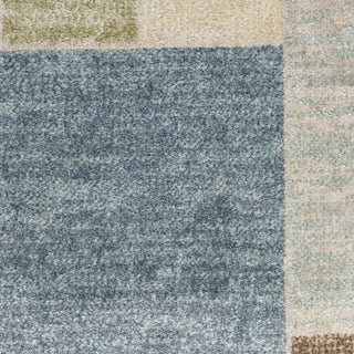Nourison Astra Machine Washable ASW09 Blue Green Multi Area Rug Swatch Image