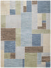 Nourison Astra Machine Washable ASW09 Blue Green Multi Area Rug Main Image