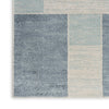 Nourison Astra Machine Washable ASW09 Blue Ivory Area Rug T' R