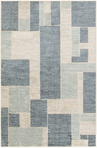 Nourison Astra Machine Washable ASW09 Blue Ivory Area Rug Main Image