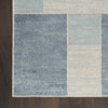 Nourison Astra Machine Washable ASW09 Blue Ivory Area Rug 