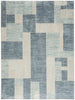 Nourison Astra Machine Washable ASW09 Blue Ivory Area Rug 