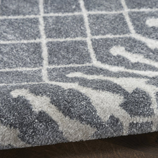 Nourison Astra Machine Washable ASW10 Denim Area Rug Detail Image