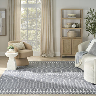 Nourison Astra Machine Washable ASW10 Denim Area Rug Swatch Image