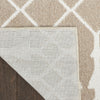 Nourison Astra Machine Washable ASW10 Taupe Area Rug Corner Image