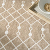 Nourison Astra Machine Washable ASW10 Taupe Area Rug Texture Image