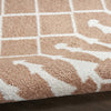 Nourison Astra Machine Washable ASW10 Copper Area Rug Corner Image