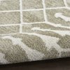 Nourison Astra Machine Washable ASW10 Sage Area Rug Corner Image