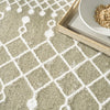 Nourison Astra Machine Washable ASW10 Sage Area Rug Corner Image