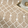 Nourison Astra Machine Washable ASW10 Taupe Area Rug Corner Image