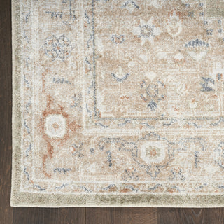 Nourison Astra Machine Washable ASW11 Sage Multi Area Rug Detail Image