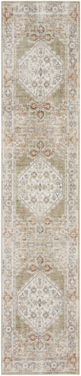 Nourison Astra Machine Washable ASW11 Sage Multi Area Rug Main Image