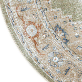 Nourison Astra Machine Washable ASW11 Sage Multi Area Rug Texture Image