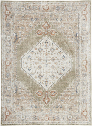 Nourison Astra Machine Washable ASW11 Sage Multi Area Rug Main Image