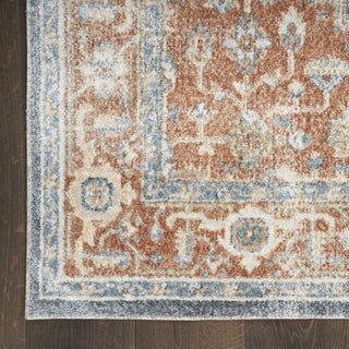 Nourison Astra Machine Washable ASW11 Denim Multicolor Area Rug Detail Image