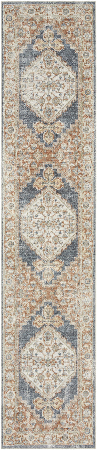 Nourison Astra Machine Washable ASW11 Denim Multicolor Area Rug main image