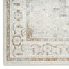 Nourison Astra Machine Washable ASW11 Grey Area Rug Corner Image