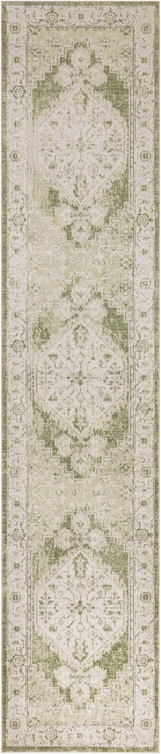 Nourison Astra Machine Washable ASW11 Ivory Green Area Rug main image