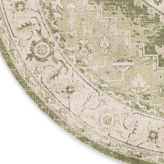 Nourison Astra Machine Washable ASW11 Ivory Green Area Rug T' R