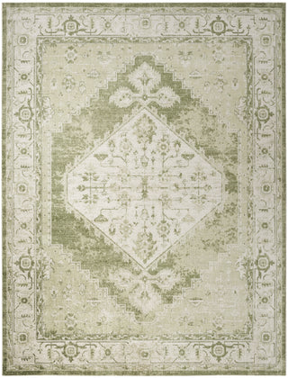 Nourison Astra Machine Washable ASW11 Ivory Green Area Rug Main Image