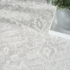 Nourison Astra Machine Washable ASW11 Light Grey Area Rug Texture Image