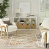 Nourison Astra Machine Washable ASW11 Rust Multicolor Area Rug Room Scene 3