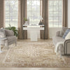 Nourison Astra Machine Washable ASW11 Rust Multicolor Area Rug Room Scene Feature