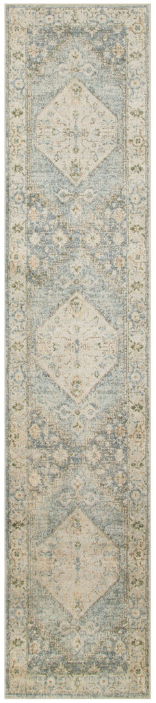 Nourison Astra Machine Washable ASW11 Silver Blue Area Rug main image