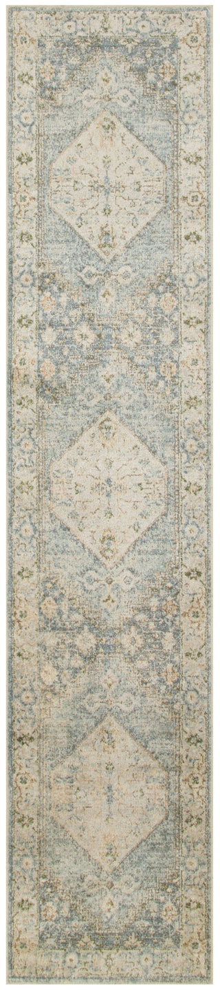 Nourison Astra Machine Washable ASW11 Silver Blue Area Rug main image
