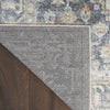 Nourison Astra Machine Washable ASW11 Grey Area Rug Backing Image
