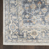 Nourison Astra Machine Washable ASW11 Grey Area Rug Corner Image