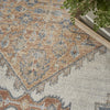 Nourison Astra Machine Washable ASW11 Grey Area Rug Room Image Feature