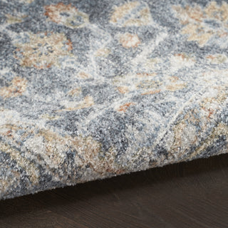 Nourison Astra Machine Washable ASW11 Grey Area Rug Texture Image
