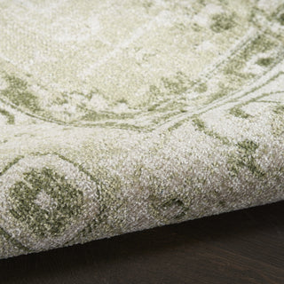 Nourison Astra Machine Washable ASW11 Ivory Green Area Rug 